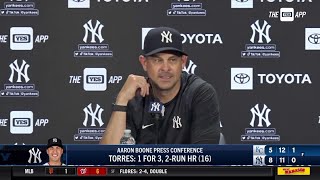 Manager Aaron Boone on the Yankees' win