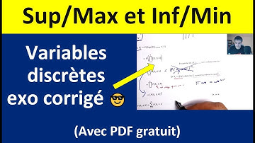 Sup/Max et Inf/Min variables aléatoires discrètes : exercices corrigés prépa HEC