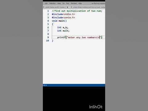 multiplication of two numbers/c programing language/real programmer ...