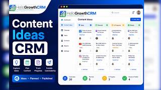 Organize and Manage Content Ideas in HelloGrowth CRM