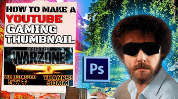 HOW TO MAKE YOUTUBE GAMING THUMBNAILS! 2021 [BEGINNER PHOTOSHOP TUTORIAL]