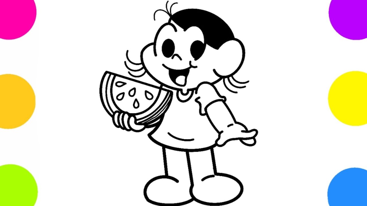 Desenhando - MAGALI!! Como desenhar a Magali da Turma da Mônica - YouTube