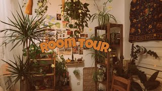 hippie, vintage room tour *cozy*