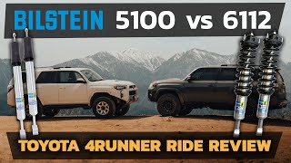 @bilsteinUS  5100 vs 6112 Toyota 4Runner Ride Review