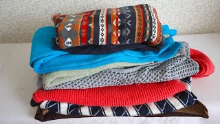 I noticed these ideas among the rich. I collected old sweaters from relatives and surprised everyone