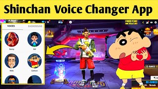 How to change voice like shinchan in Free Fire part-1 | 100% working shinchan voice changer app screenshot 4