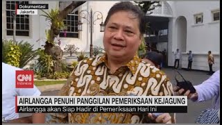 Airlangga Penuhi Panggilan Pemeriksaan Kejagung