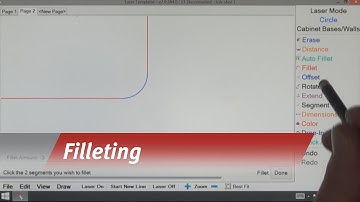 Laser Templator - Filleting
