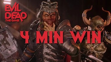 WORLD RECORD FASTEST DEMON WIN! Evil Dead the game