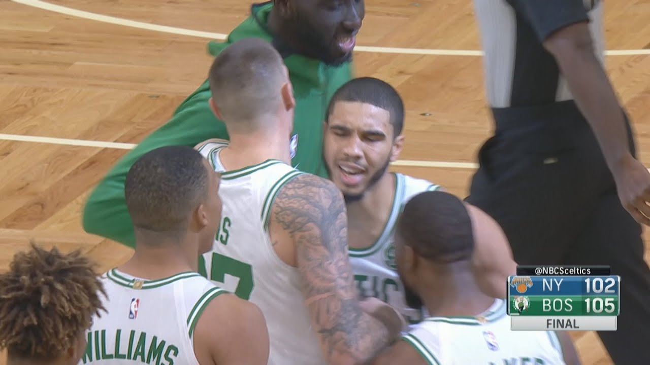 Jayson Tatum Game Winner vs Knicks! 2019-20 NBA Season