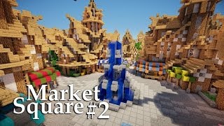 Minecraft Medieval Town Square QUT Minecraft Club Christmas Has