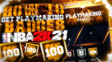 FASTEST WAY TO GET PLAYMAKING BADGES HOF NO GLITCH NBA 2K21! BEST PLAYMAKING BADGE METHOD 2K21!