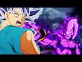 Goku Ultra Instinct vs Majin Buu Zeno Absorbed - Doblada al Español (1080p)