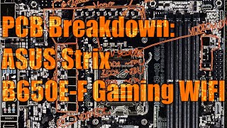 mobo PCB Breakdown: ASUS Strix B650E-F Gaming WIFI