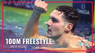 Jack Alexy Wins By .05 in Men's 100M Freestyle  | 2023 Phillips 66 National Championships