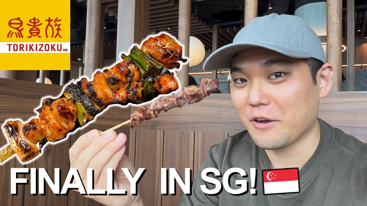 Japan's #1 Yakitori Chain FINALLY Opened in Singapore!! - YouTube