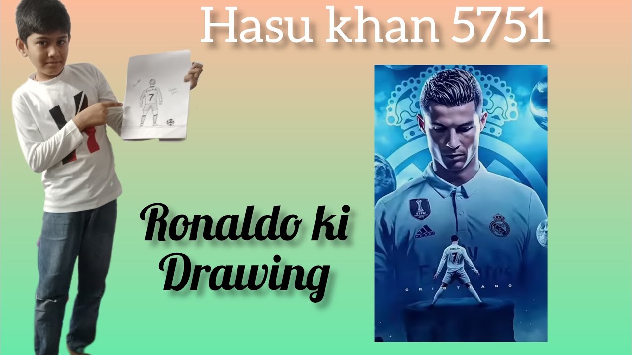 Ronaldo ki drawing vlog 