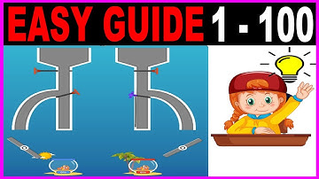 Water Puzzle Fish Rescue & Pull The Pin level 1 to 100 Answers - All Levels Gameplay Solutions