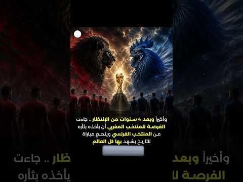 على الجميع الاستعداد لمباراة القرن التي سيقدمها المغرب!#المغرب #فرنسا #football #viral