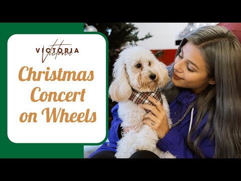 ??????? ??????? ? ???????? ? Christmas concert on wheels with VICTORIA