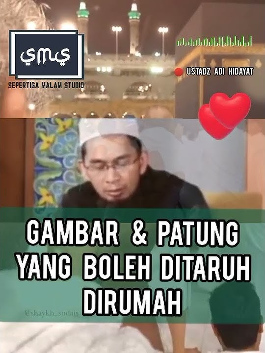 UAH 🔵 Gambar & Patung yg boleh di taruh dirumah #uah #ustadadihidayat #kajianislam #kajian #shorts