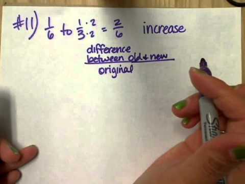 Percent of Change with Fractions