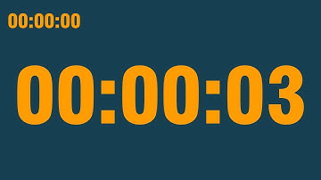 3 second timer (with end alarm, time elapsed and progress bar)