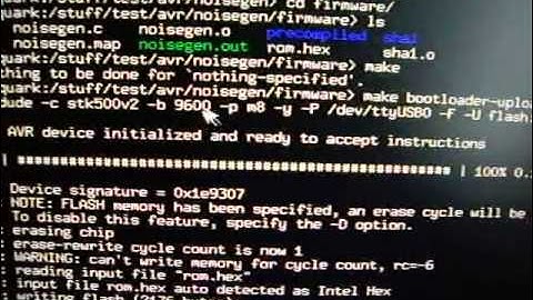 Using a bootloader with an AVR to flash the device directly over USB