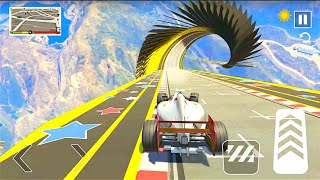 Car Driving Stunt Racing Games Gameplay - Impossible Tracks 3D - Android Gameplay screenshot 4