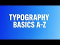 Typography Basics A-Z: The Hidden Language of Design for Beginners | Bengali Tutorial