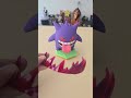 “Llegaron a 30 likes… aquí está Gengar 😳👻 #pokemon #gengar #unboxing