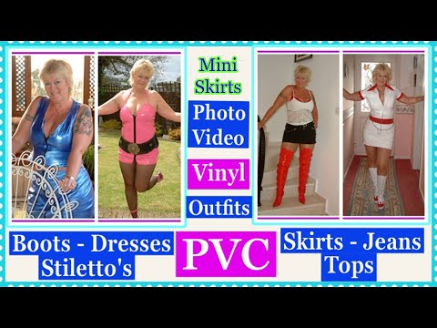 Selection of My PVC Outfits with Stilettos & Boots