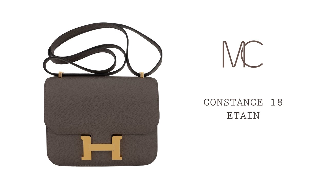 Hermes Constance 18 Rose Extreme Mini Bag Gold Hardware Epsom Leather –  Mightychic