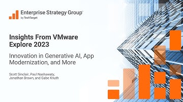 Insights from VMware Explore 2023: Generative AI, App Modernization, and More