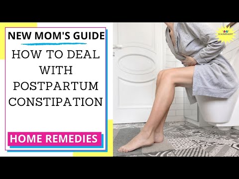 Postpartum constipation is common health issue which many mom experience after delivery check out how to deal with through natural re...