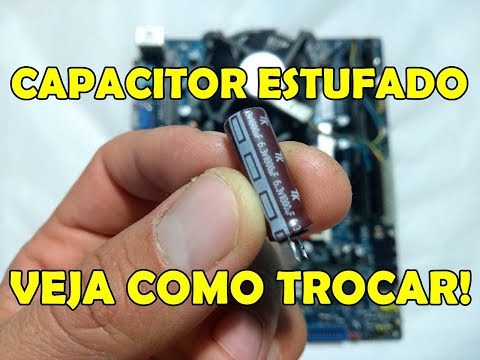 Vídeo: Como Substituir Capacitores Em Uma Placa-mãe