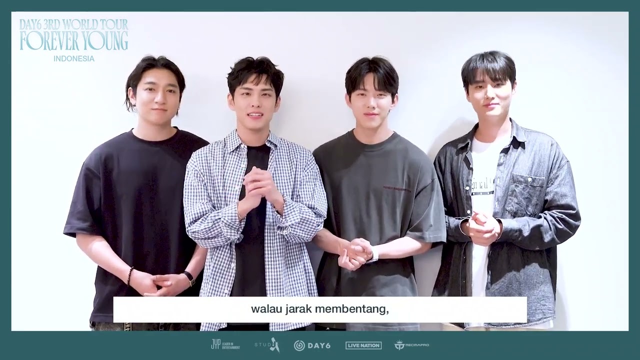 VIDEO GREETINGS] DAY6 3RD WORLD TOUR (FOREVER YOUNG) in INDONESIA 