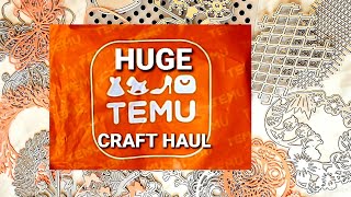 HUGE TEMU CRAFT HAUL + REVIEW