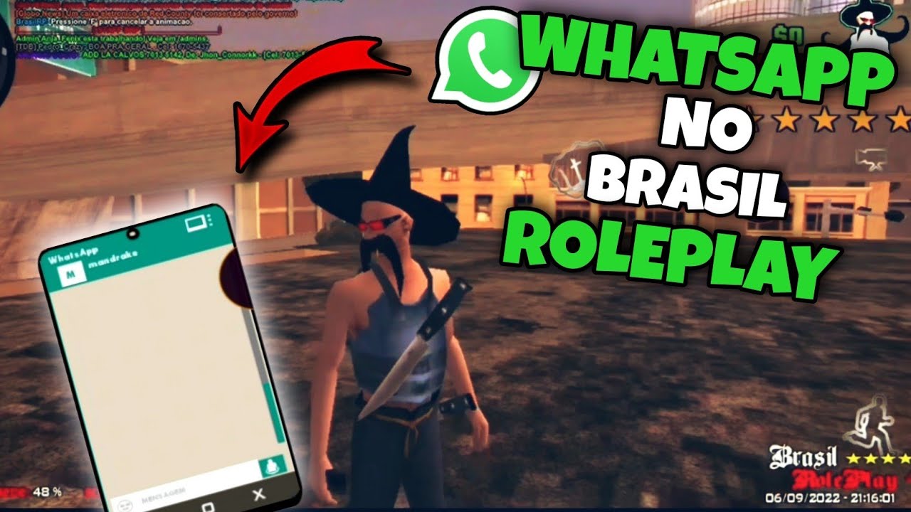 WHATSAPP NO BRASIL ROLEPLAY ( COMO USAR )- RP 