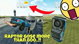 Ford raptor gose more than 800..!!😱|| Funny moments😂|| Extreme car driving simulator|| screenshot 3