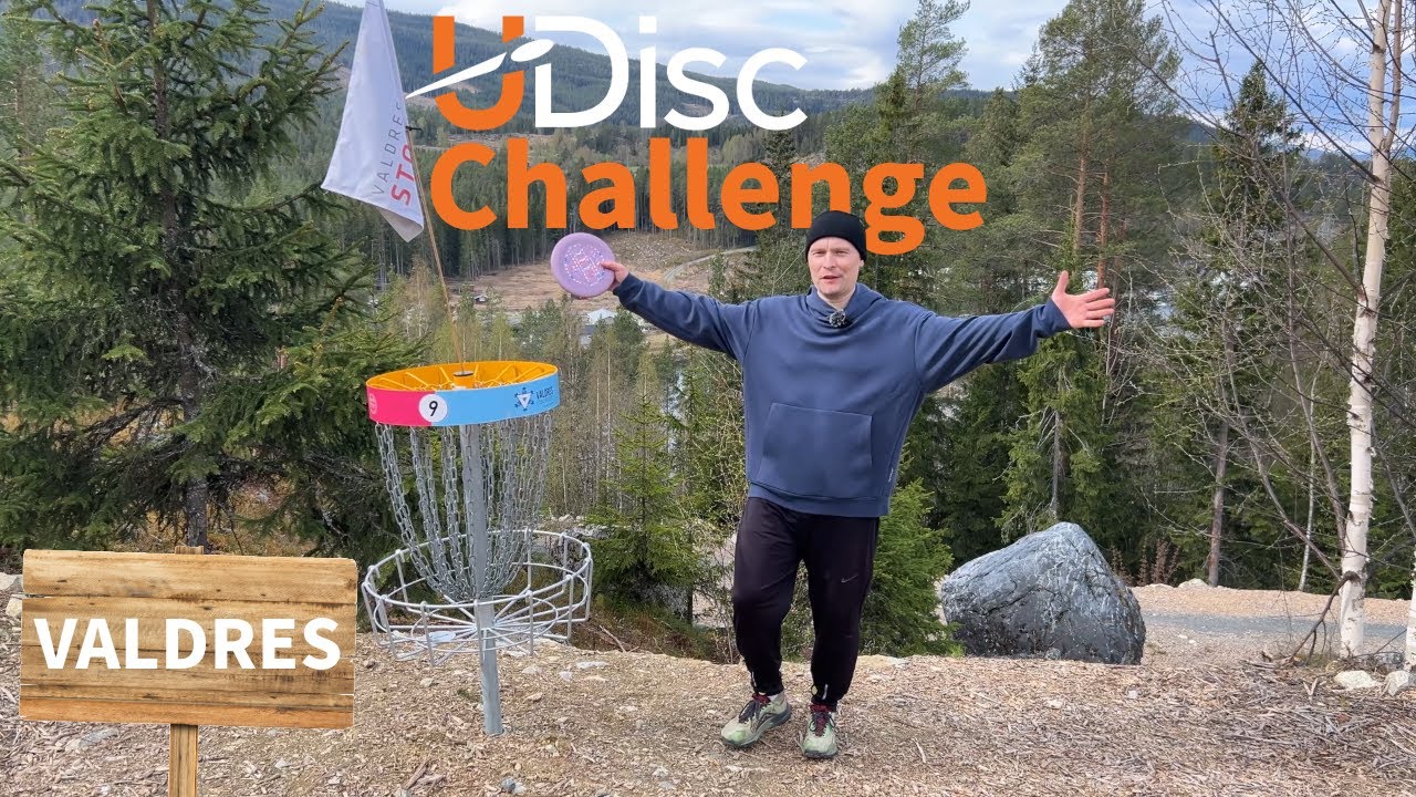 Discgolferen spiller Valdres Udisc 200 challenge