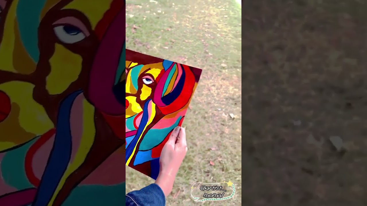 African Painting | Easy acrylic painting | tribal painting | 2022 shorts 