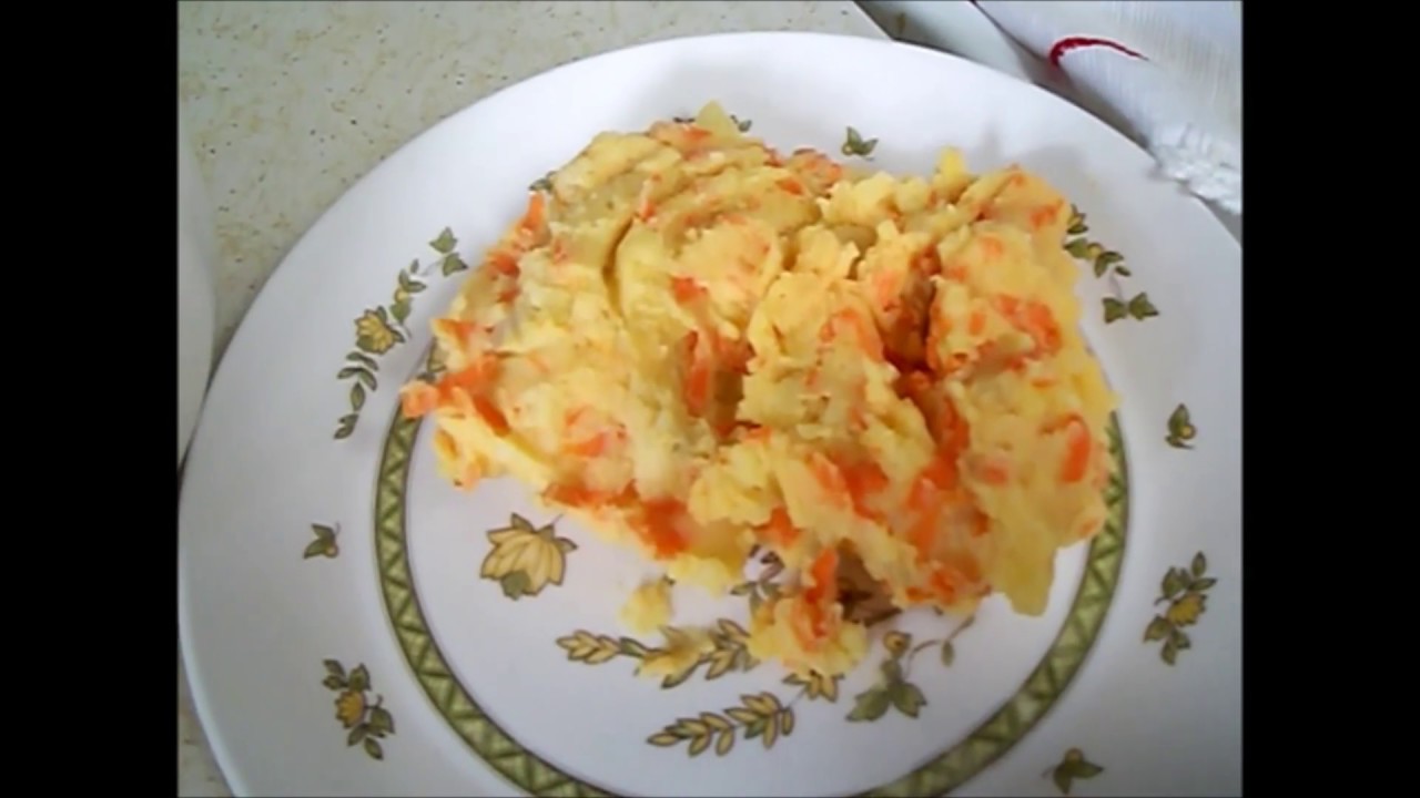 Pure de Papa y Zanahoria, Delicioso! YouTube