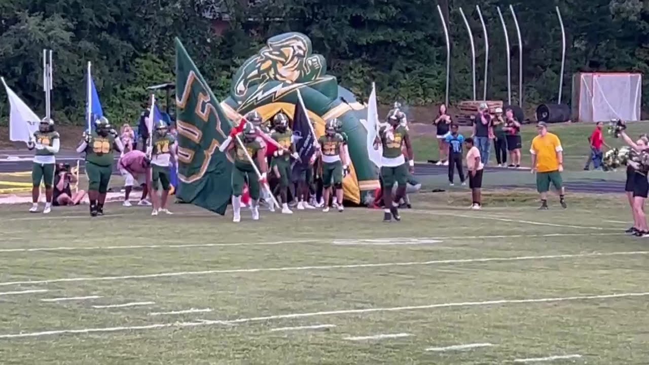West Forsyth football takes the field  on Salute to Service