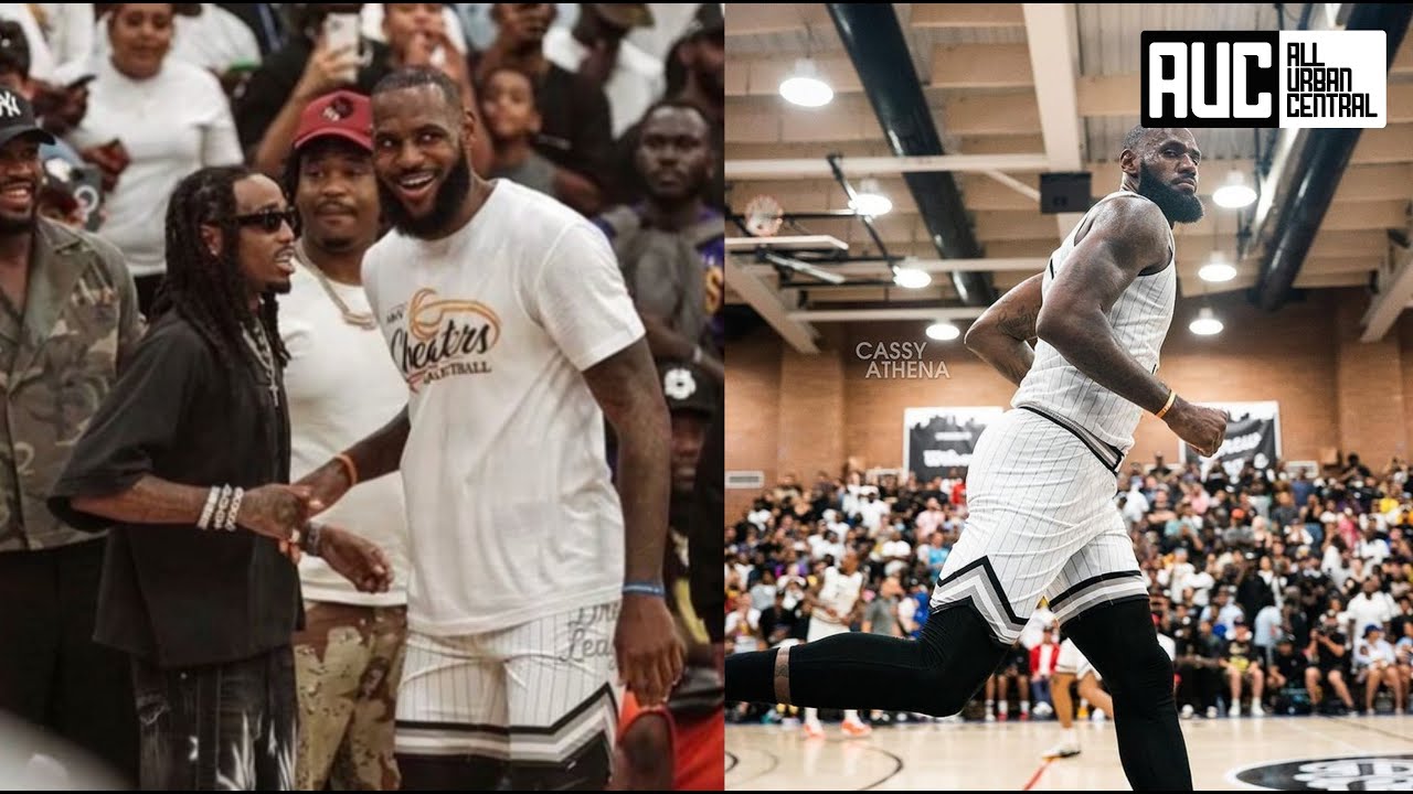 Obejrzyj Quavo Pulls Up On Lebron James At Drew League 42pts 16 Reb 6 Ast Performance w YouTube Obejrzyj Quavo Pulls Up On Lebron James At Drew League 42pts 16 Reb 6 Ast Performance w YouTube