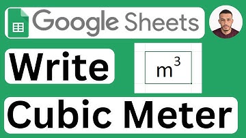 How to Add Cubic Meter (m³) in Google Sheets - Easy to Follow