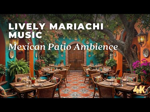 Mexican Hacienda Patio Ambience Lively Mariachi Music for Dancing Relaxing 3+ hours fiesta