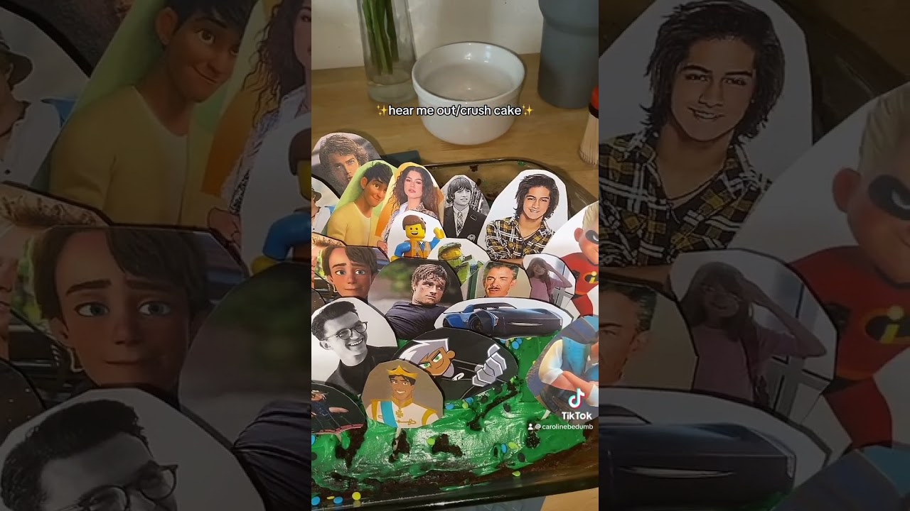 hear me out/crush cake (childhood crushes included)