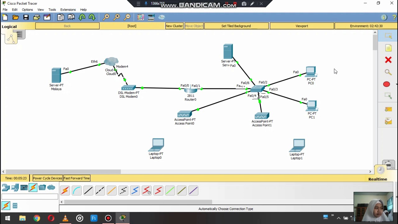 Topologi RT/RW Net Di Cisco Packet Tracer YouTube