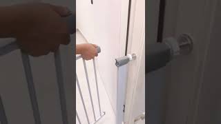 Adjustable Metal Baby Safety Gate and Doors #shortsvideo #baby #babyproducts